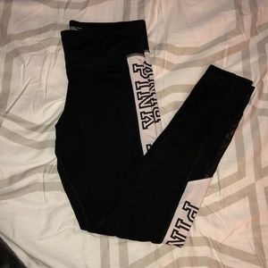 Victoria’s Secret Pink Black Leggings